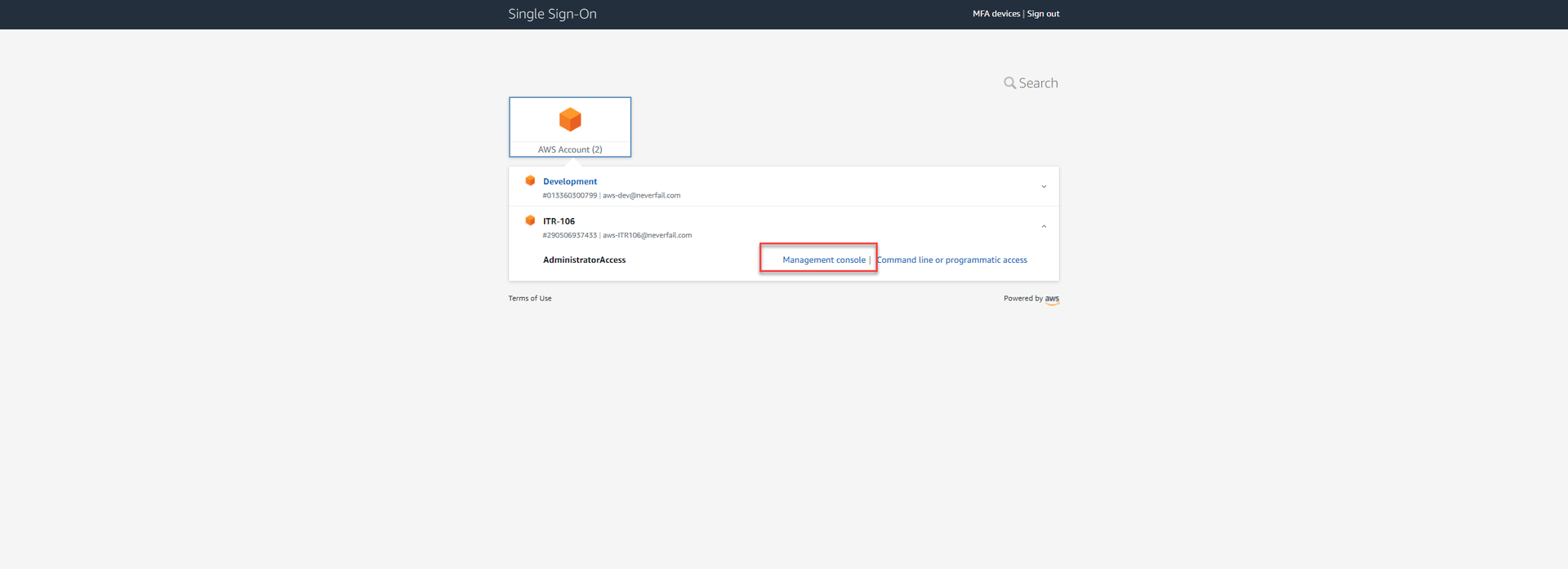 aws-management-console