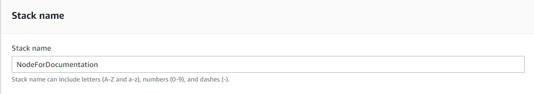 stack-name
